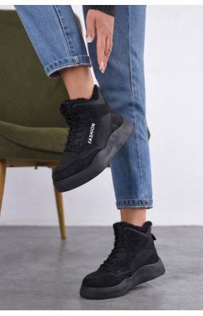 Кроссовки зимние женские черного цвета А31-1 209944C Кроссовки зимние женские черного цвета А31-1 209944C