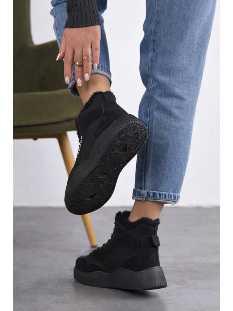 Кроссовки зимние женские черного цвета А31-1 209944C