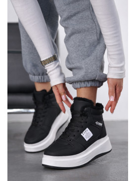 Кроссовки зимние женские черного цвета А45-1 209947C