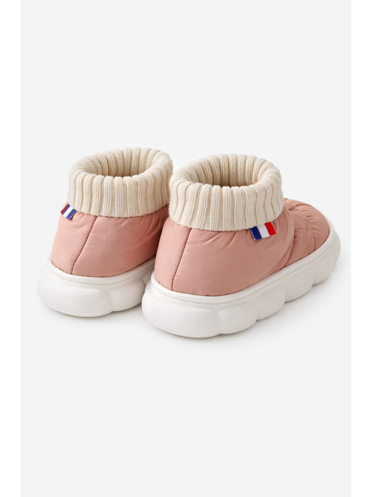 Капці домашні дитячі пудрового кольору JH2310 209950C
