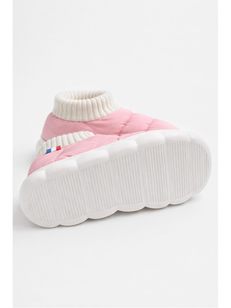 Капці домашні дитячі світло-розового кольору JH2310 209952C