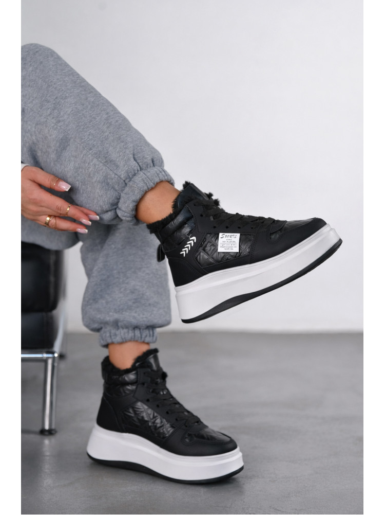 Кроссовки зимние женские черного цвета А45-2 209954C