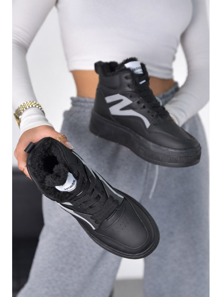 Кроссовки зимние женские черного цвета А52-1 209955C
