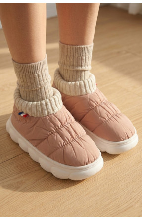Тапочки домашние детские пудрового цвета JH2312 209963C
