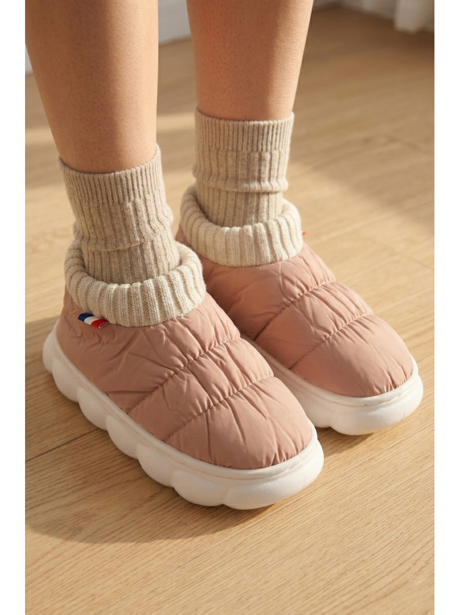Тапочки домашние детские пудрового цвета JH2312 209963C