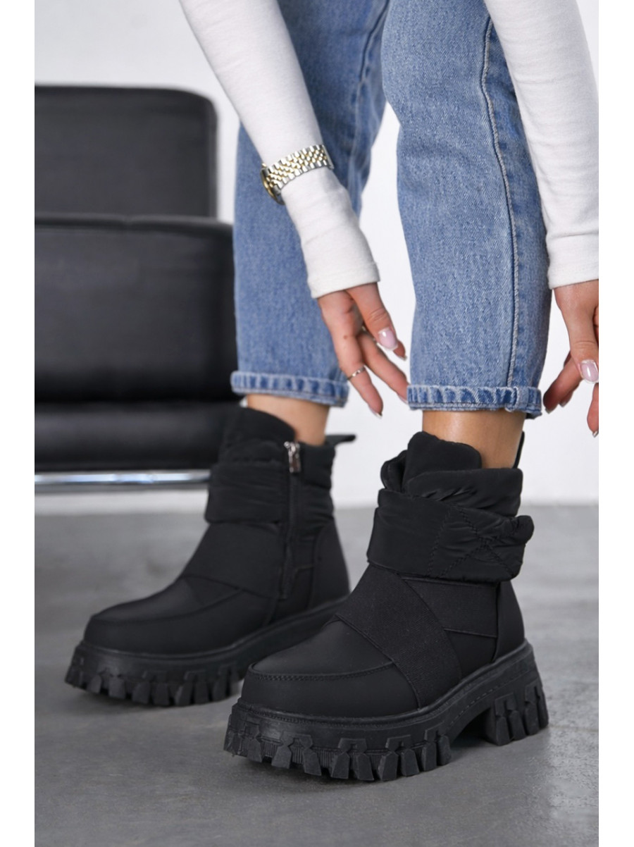 Ботинки женские зимние черного цвета B818-1 209965C