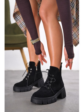 Ботинки женские демисезонные черного цвета M25-4 209967C