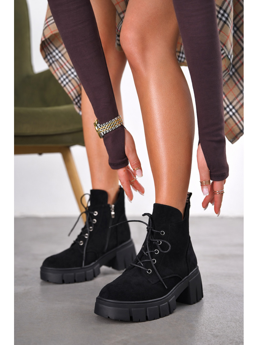 Ботинки женские демисезонные черного цвета M25-4 209967C