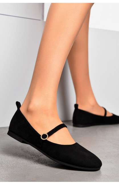 Балетки женские черного цвета Уценка 3206-4 209976C