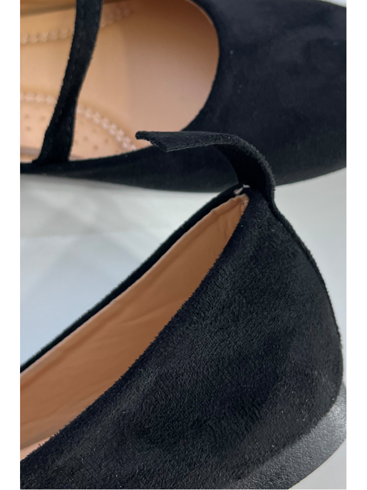 Балетки женские черного цвета Уценка 3206-4 209976C