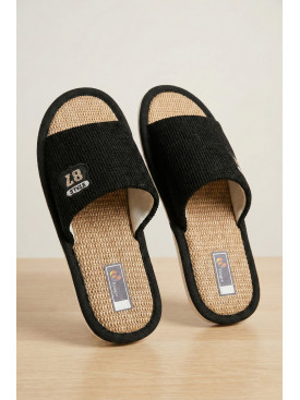 Капці кімнатні чоловічі чорного кольору 8212 209981C Капці кімнатні чоловічі чорного кольору 8212 209981C