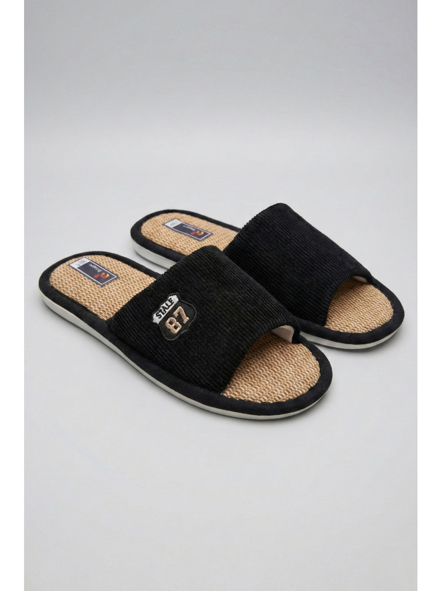 Тапочки комнатные мужские черного цвета 8212 209981C