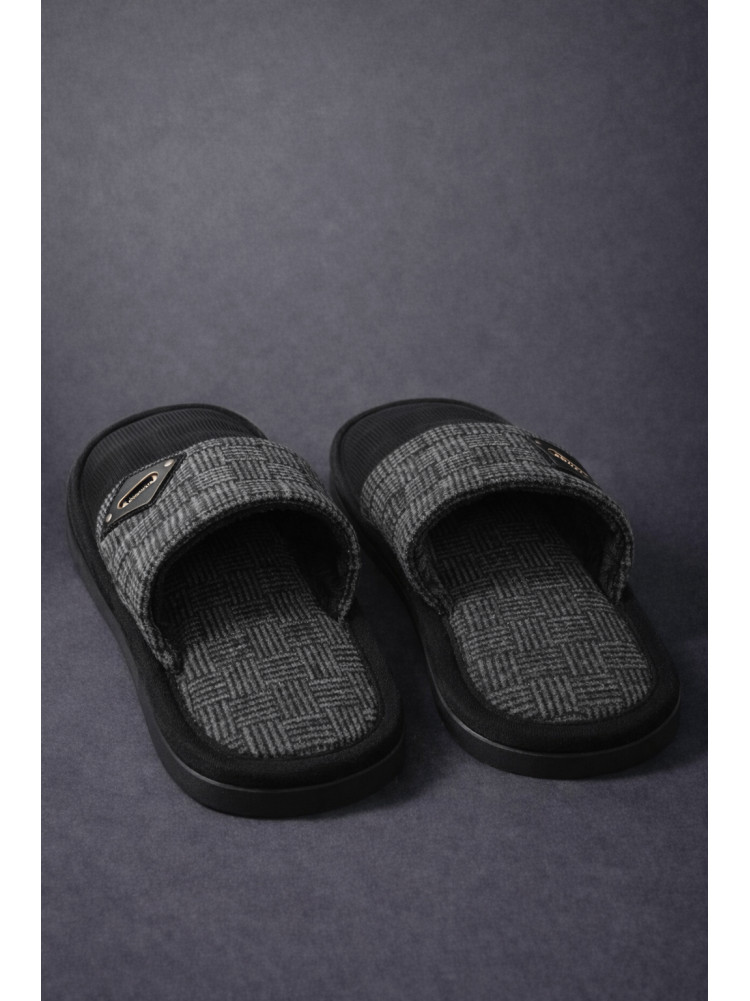 Капці кімнатні чоловічі чорного кольору D369 209984C