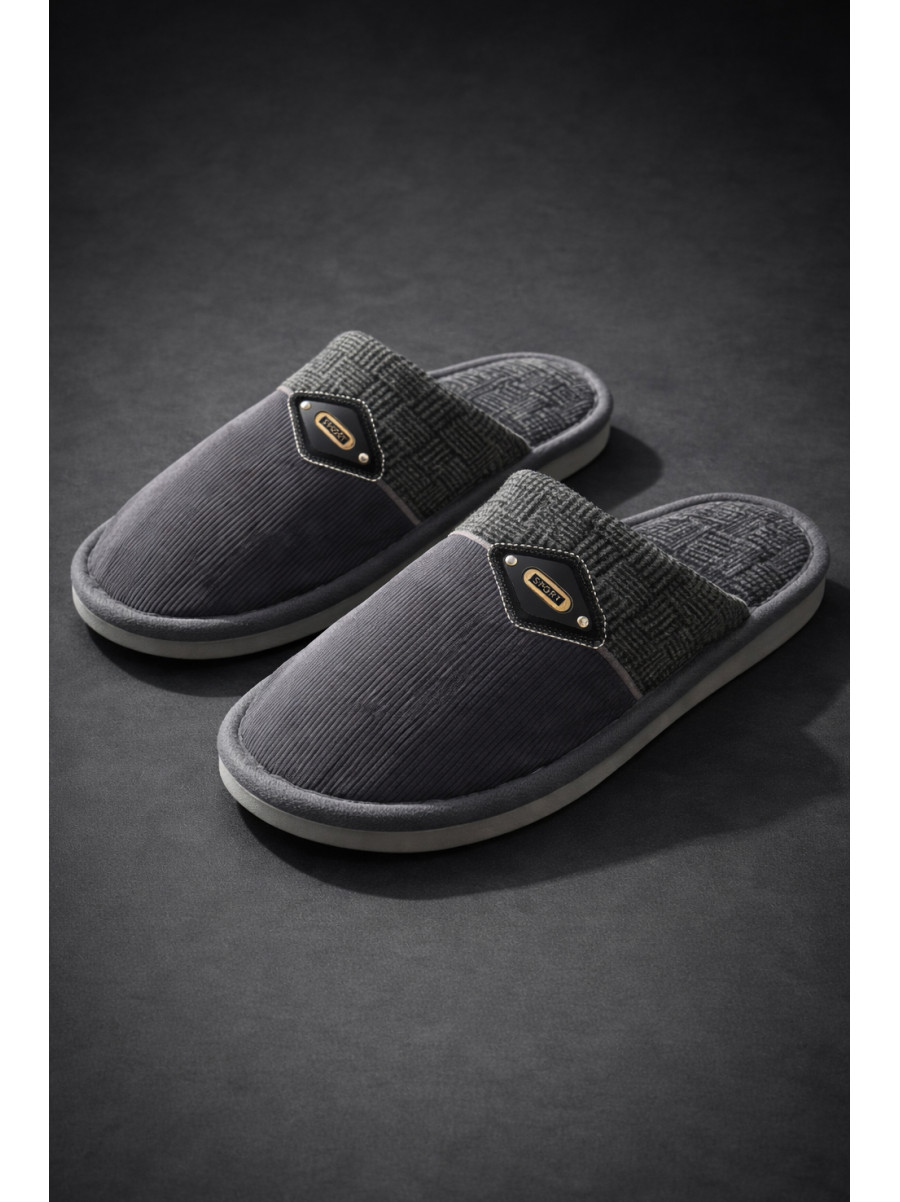 Капці кімнатні чоловічі сірого кольору D369 209985C