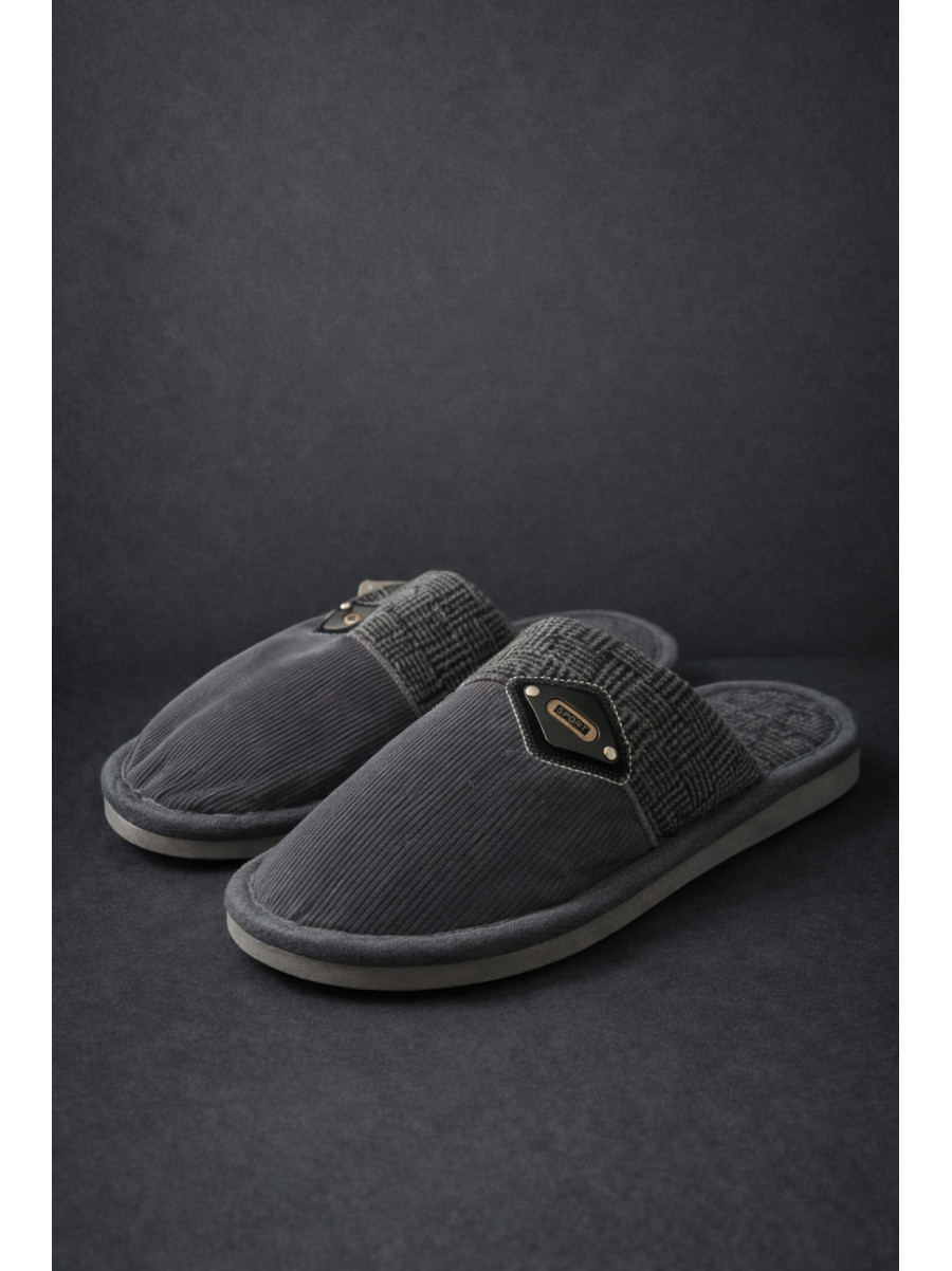 Капці кімнатні чоловічі сірого кольору D369 209985C