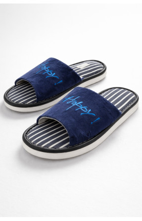 Капці кімнатні чоловічі синього кольору Н57 209987C