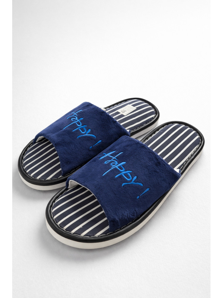 Капці кімнатні чоловічі синього кольору Н57 209987C