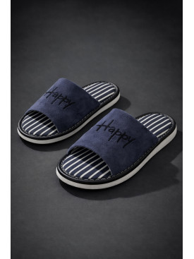 Тапочки комнатные мужские серого цвета Н57 209988C