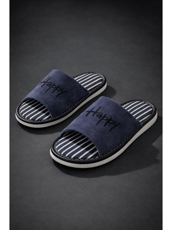 Тапочки комнатные мужские серого цвета Н57 209988C