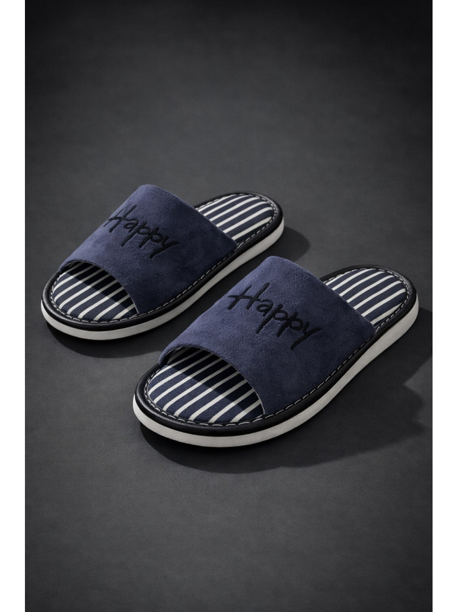 Тапочки комнатные мужские серого цвета Н57 209988C