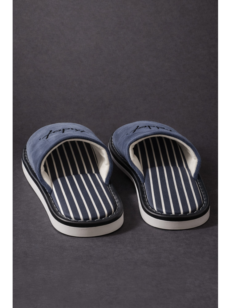 Тапочки комнатные мужские серого цвета Н57 209988C