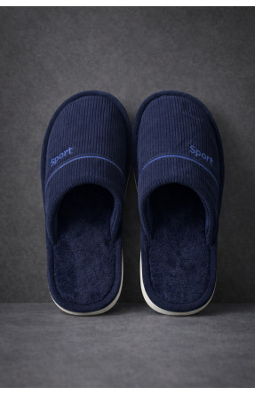 Капці кімнатні чоловічі синього кольору D387 209990C