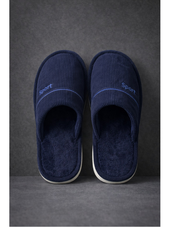 Капці кімнатні чоловічі синього кольору D387 209990C