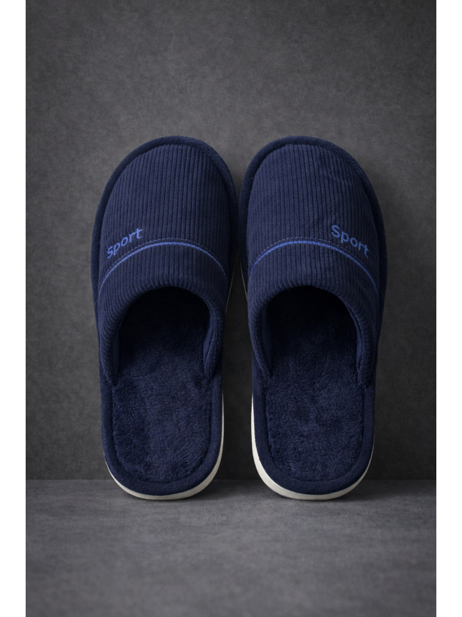 Капці кімнатні чоловічі синього кольору D387 209990C