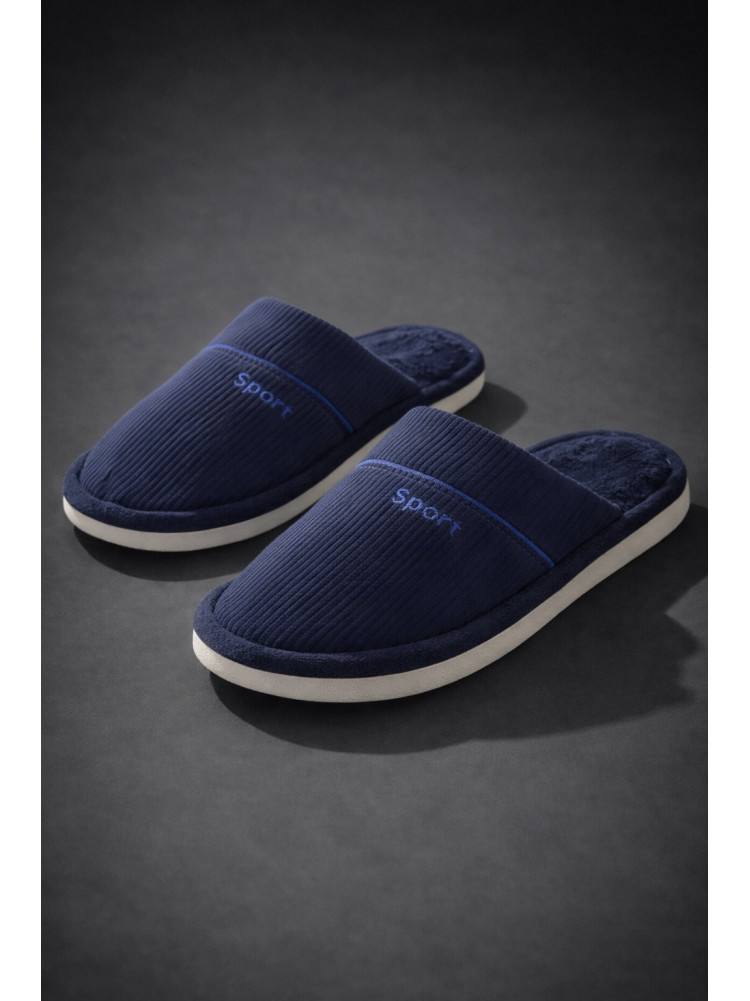 Капці кімнатні чоловічі синього кольору D387 209990C