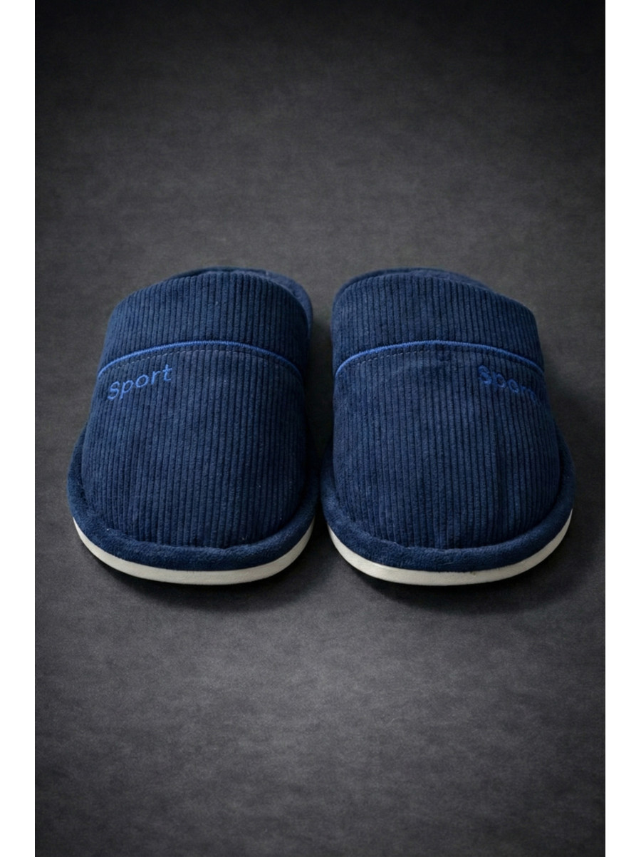 Капці кімнатні чоловічі синього кольору D387 209990C