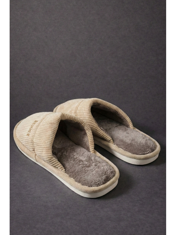 Капці кімнатні чоловічі бежевого кольору D387 209991C