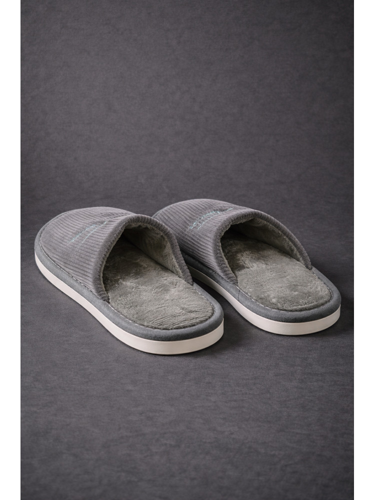Капці кімнатні чоловічі сірого кольору D387 209992C