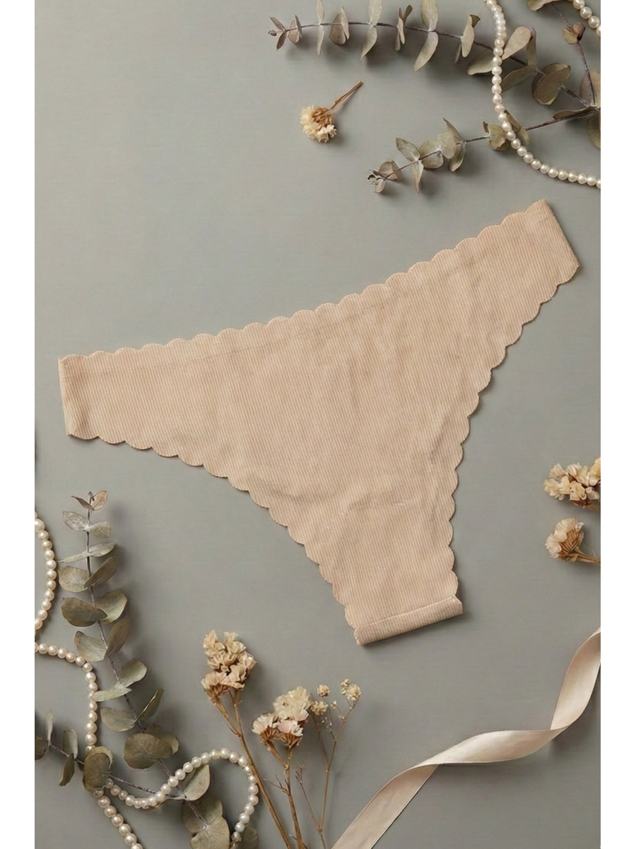 Трусы женские бежевого цвета 92118 209997C