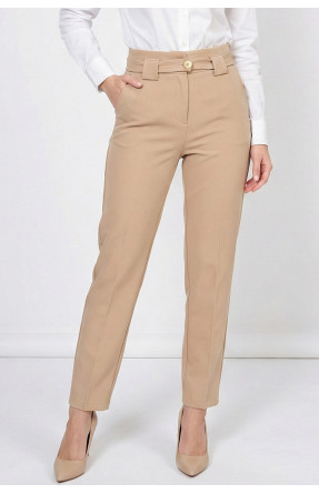 Брюки женские однотонные бежевого цвета 0082 210030C