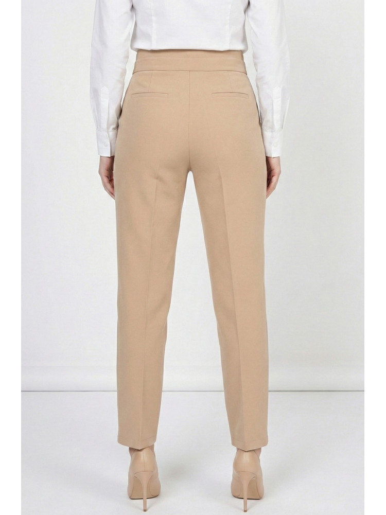 Брюки женские однотонные бежевого цвета 0082 210030C