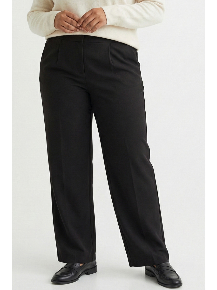 Брюки женские однотонные черного цвета 0135 210037C