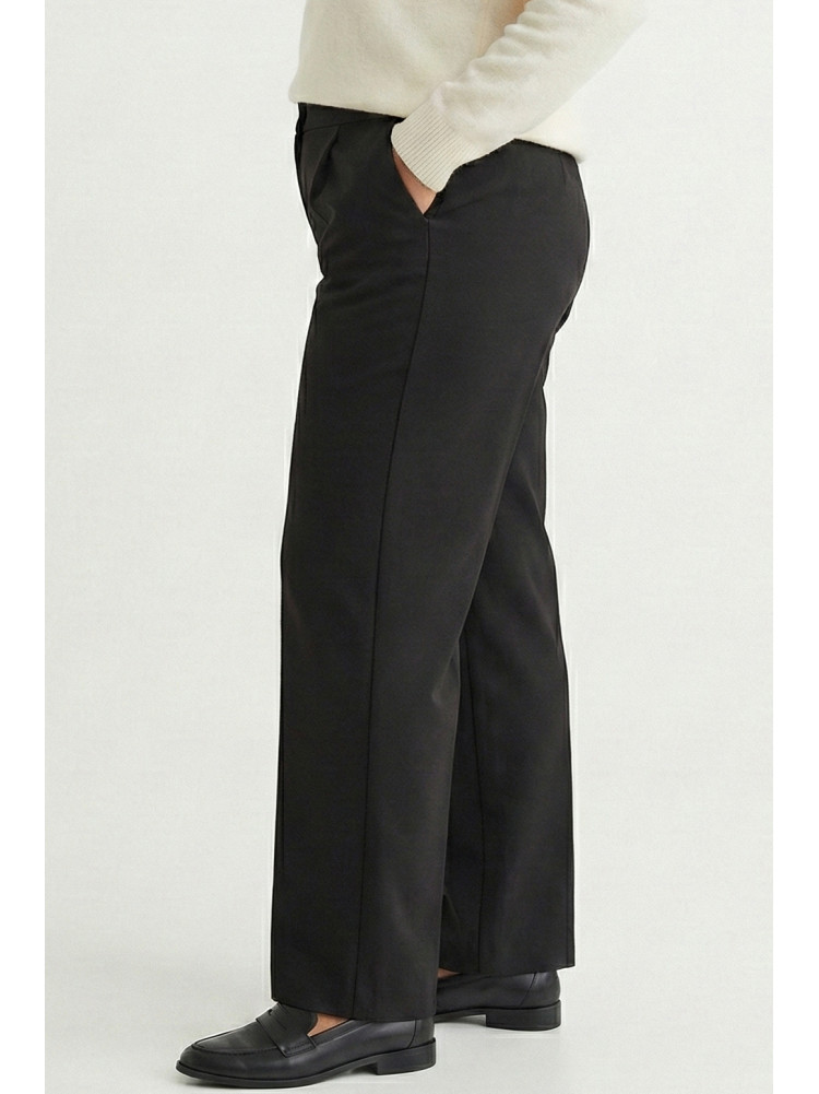 Брюки женские однотонные черного цвета 0135 210037C