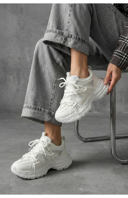 Кроссовки женские белого цвета КА 64-2 210044C