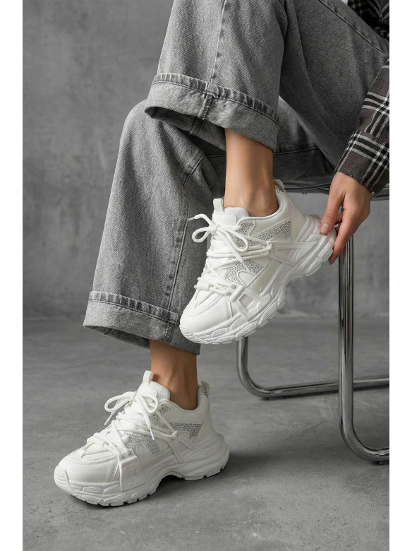 Кроссовки женские белого цвета КА 64-2 210044C