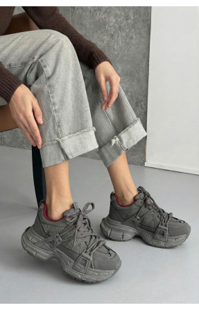 Кроссовки женские серого цвета КА 64-3 210045C