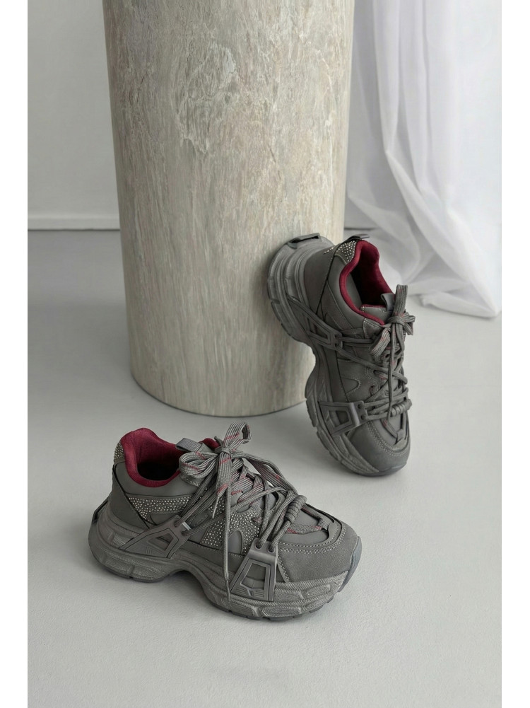 Кроссовки женские серого цвета КА 64-3 210045C