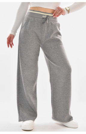 Штани жіночі напівбатальні однотонні сірого кольору 9640-1 210053C