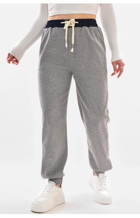 Спортивные штаны женские серого цвета 9641-3 210056C Спортивные штаны женские серого цвета 9641-3 210056C