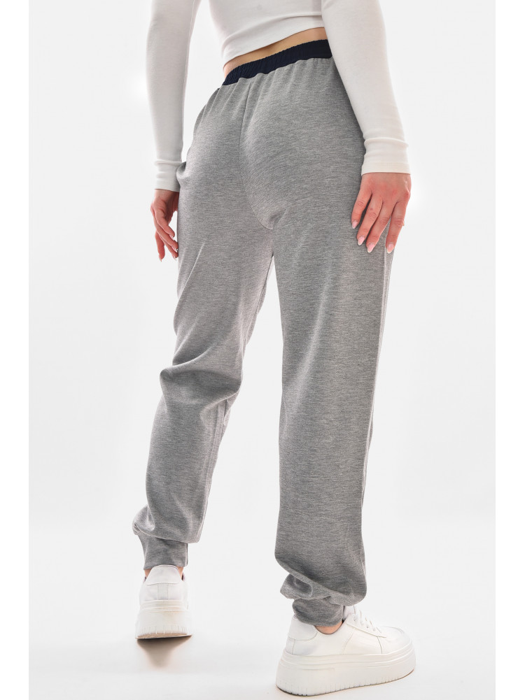 Спортивные штаны женские серого цвета 9641-3 210056C