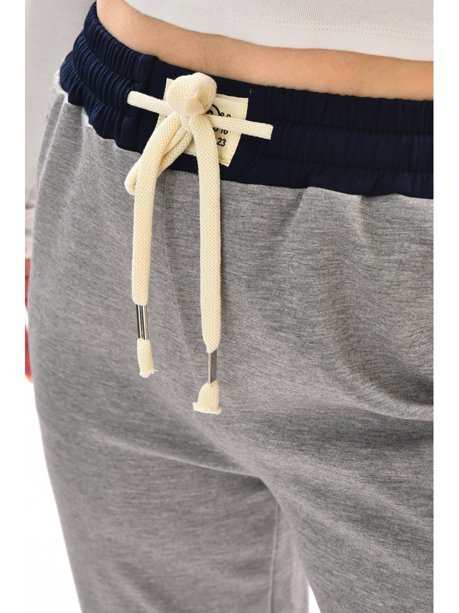 Спортивные штаны женские серого цвета 9641-3 210056C