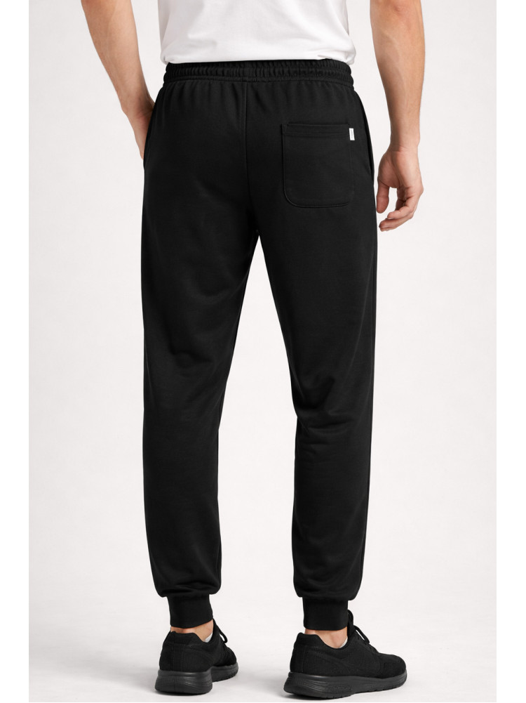 Спортивные штаны мужские черного цвета 1403-5 210059C