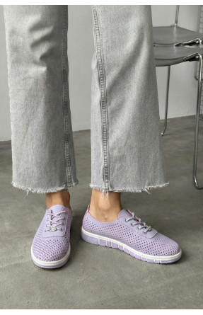 Мокасини жіночі бузкового кольору L-63 210060C