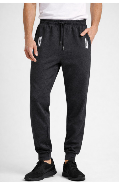 Спортивные штаны мужские тёмно-серого цвета 1403-5 210061C