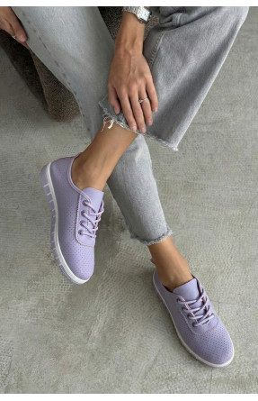 Мокасины женские сиреневого цвета L-46 210064C