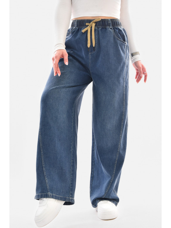 Джинсы женские однотонные синего цвета А4120-5 210067C